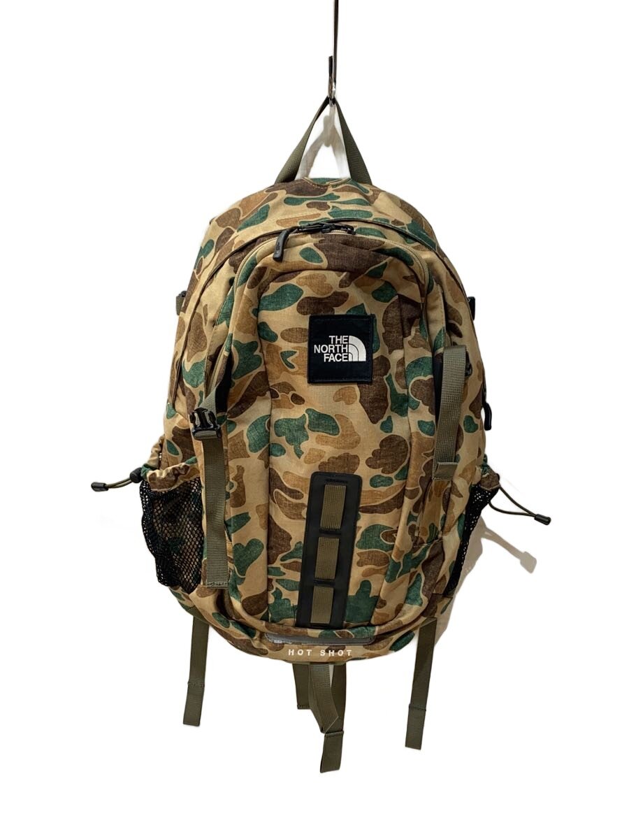 【中古】THE NORTH FACE◆背嚢/ポリエステル/マルチ色合い/総柄/NF0A3KYJ【御徒面子】