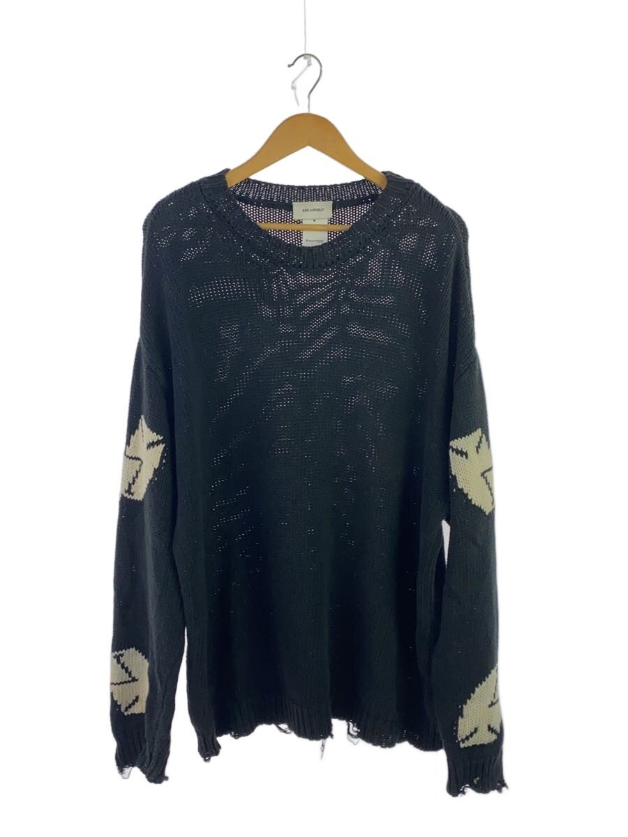 【中古】ニット・セーター(厚手)/M/ウール/BLK/無地【メンズウェア】｜2ｎｄ STREET 店