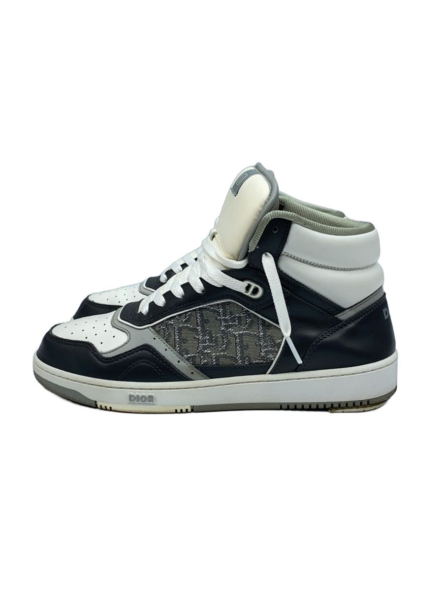 【中古】Christian Dior◆オブ漏れる/ハイカットスニーカー/42/GRY/イタリア製【シューズ】