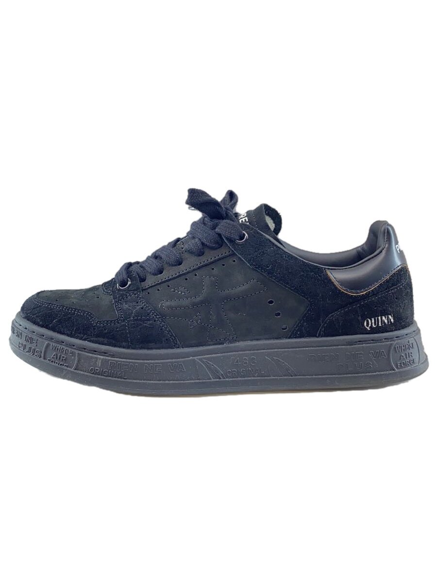 【中古】PREMIATA◆QUINN/ローカットスニーカー/40/BLK/スウェード/VAR.6964【シューズ】｜2ｎｄ STREET 店
