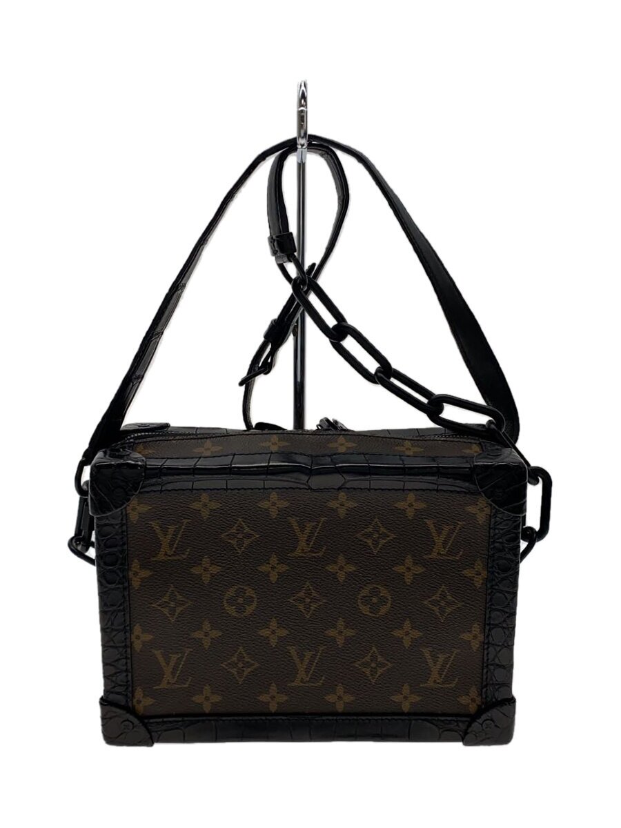 【中古】LOUIS VUITTON◆ホンブルグ帽ブート ショルダーバッグ/PVC/BRW/N98255/モノグラム//【御徒面子】