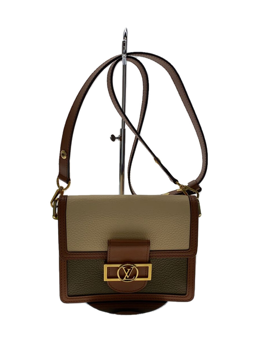 【中古】LOUIS VUITTON◆ドーフィーヌMINI/なめし革/KHK/? NULL ?【御徒面子】