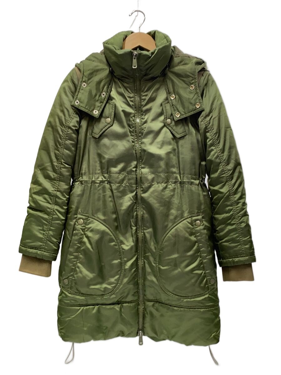 【中古】DIESEL◆厚地の外套/XXS/ナイロン/KHK【レディース御召しもの】