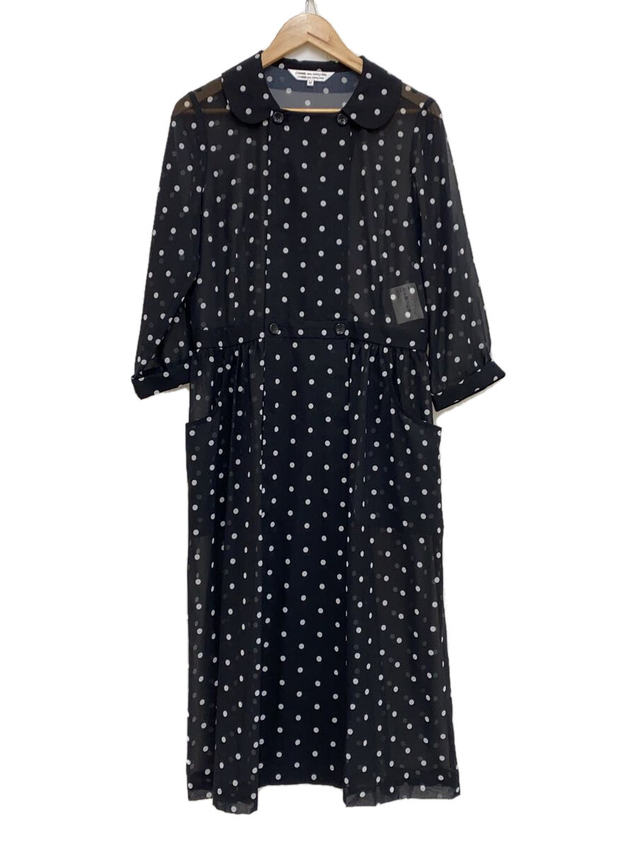 【中古】COMME des GARCONS COMME des GARCONS◆長袖衣装/M/ポリエステル/BLK/点点/RK-O010【レディース御召しもの】