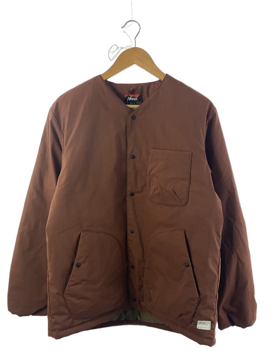 【中古】NANGA◆HINOC RIPSTOP INNER DOWN CARDIGAN /ダウンジャケット/S/ポリエステル/BRW【メンズウェア】｜2ｎｄ STREET 店