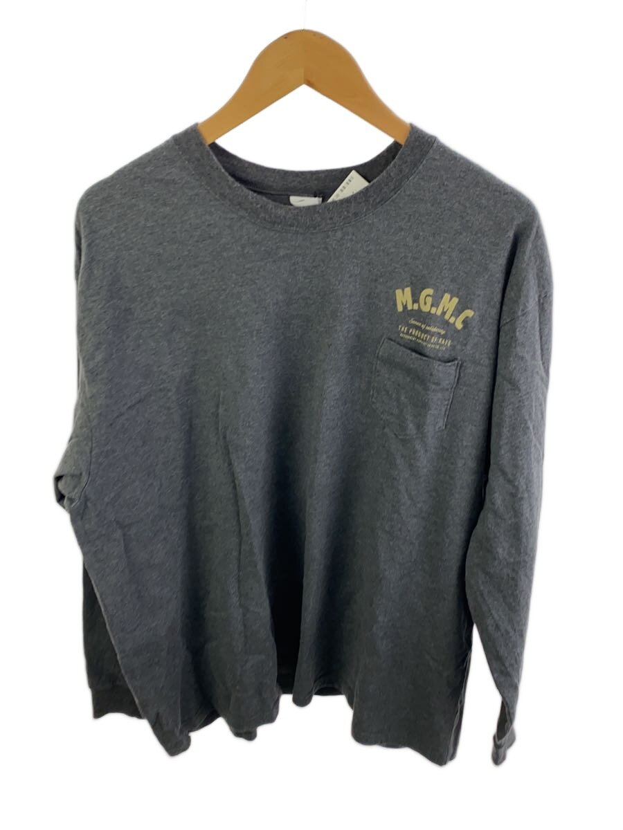 【中古】RATS◆長袖プルオーバー/XXL/綿織物/GRY/刷り上げる/23RTC-0802【メンズウェア】
