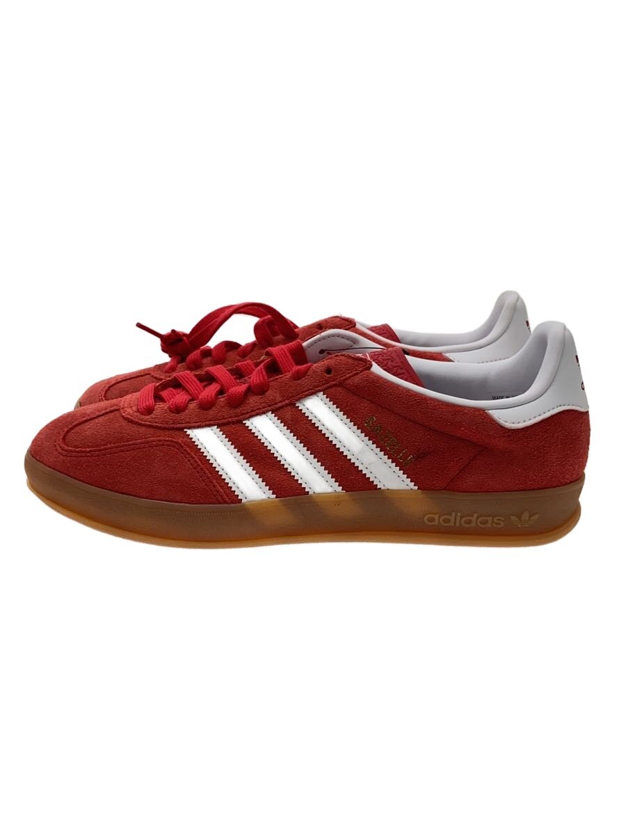 【中古】adidas◆GAZELLE INDOOR_ガゼル インドア/26珊/RED//【シューズ】
