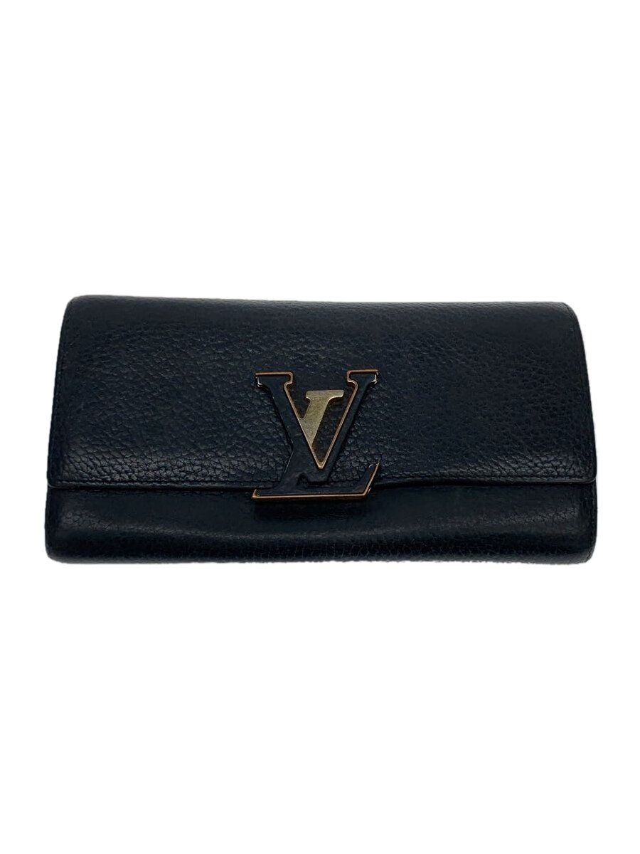 【中古】LOUIS VUITTON◆ポルト・フォイユ・カプシーヌ_パルナセア_BLK/レザー/BLK/無地/レディース【服飾雑貨他】｜2ｎｄ STREET 店