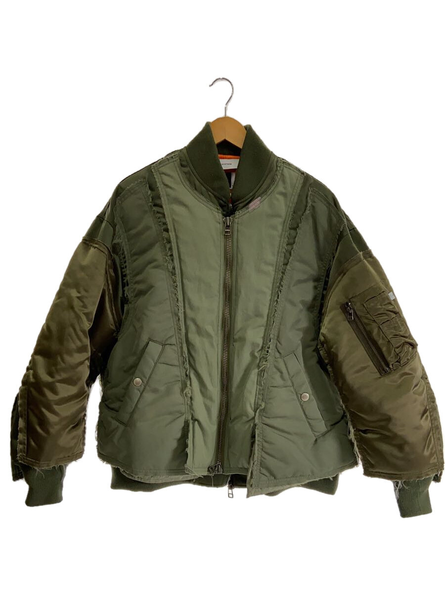【中古】FACETASM◆フライトジャケット/0/ナイロン/KHK/T0F-JK-M10【メンズウェア】｜2ｎｄ STREET 店