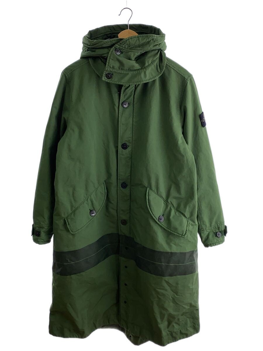 【中古】STONE ISLAND◆厚地の外套/M/ポリエステル/GRN//【メンズウェア】