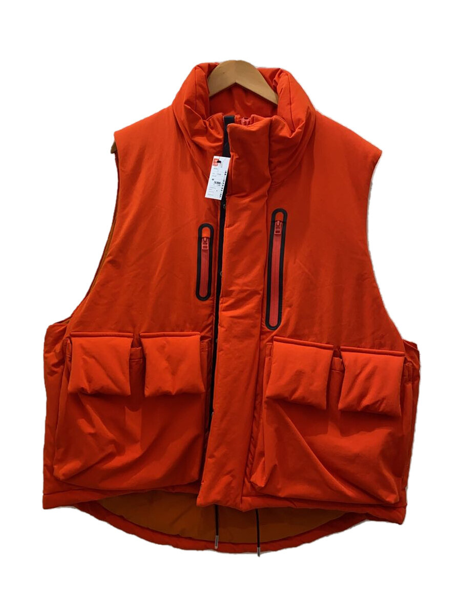 【中古】ROTOL◆BOMMER VEST ORANGE/より良い/3/ナイロン/RED/R22WOYC02【メンズウェア】