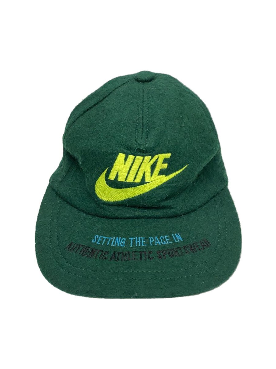 【中古】NIKE◆90s/OLD/旗がしら/--/羊毛/GRN/メンズ【服飾雑貨他】