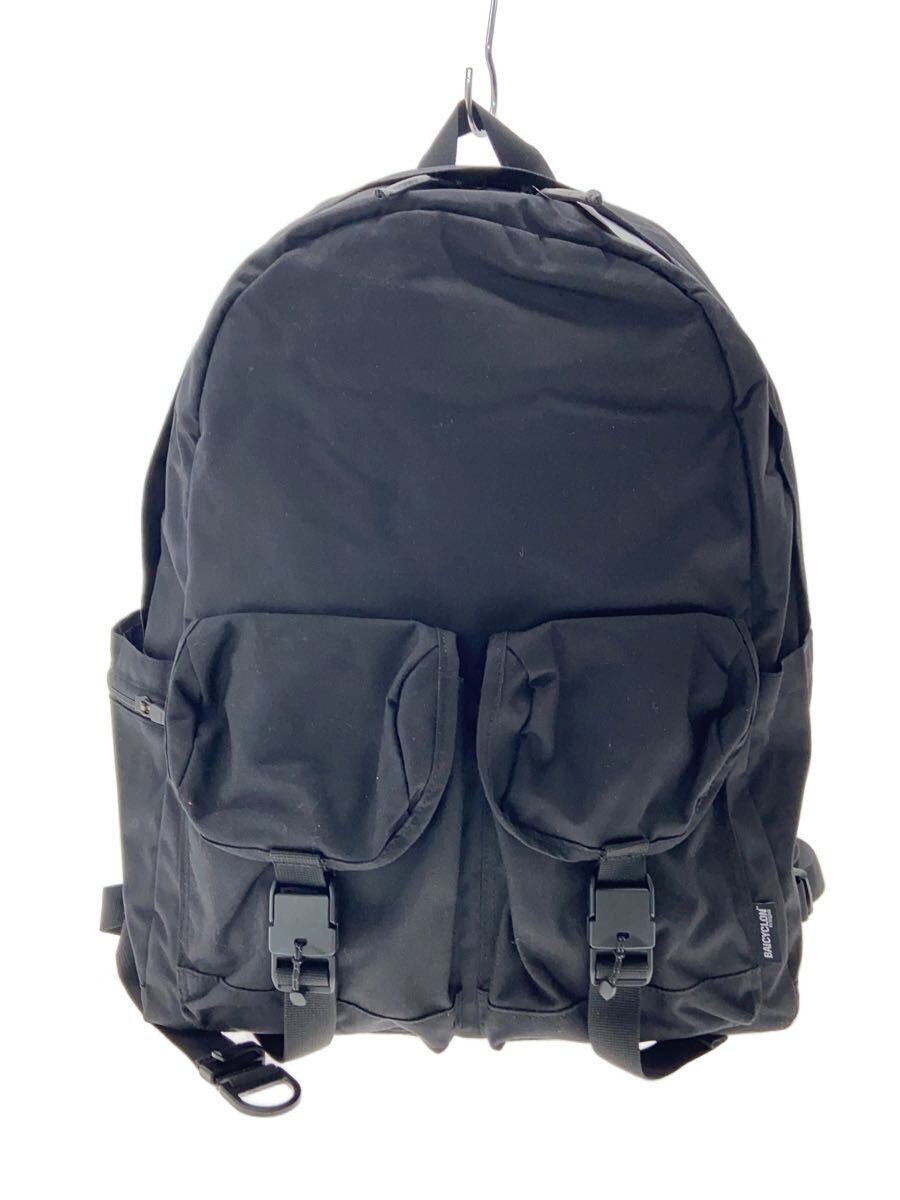 【中古】BAICYCLONbyBAGJACK◆背嚢/ナイロン/BLK/BCL-37【御徒面子】