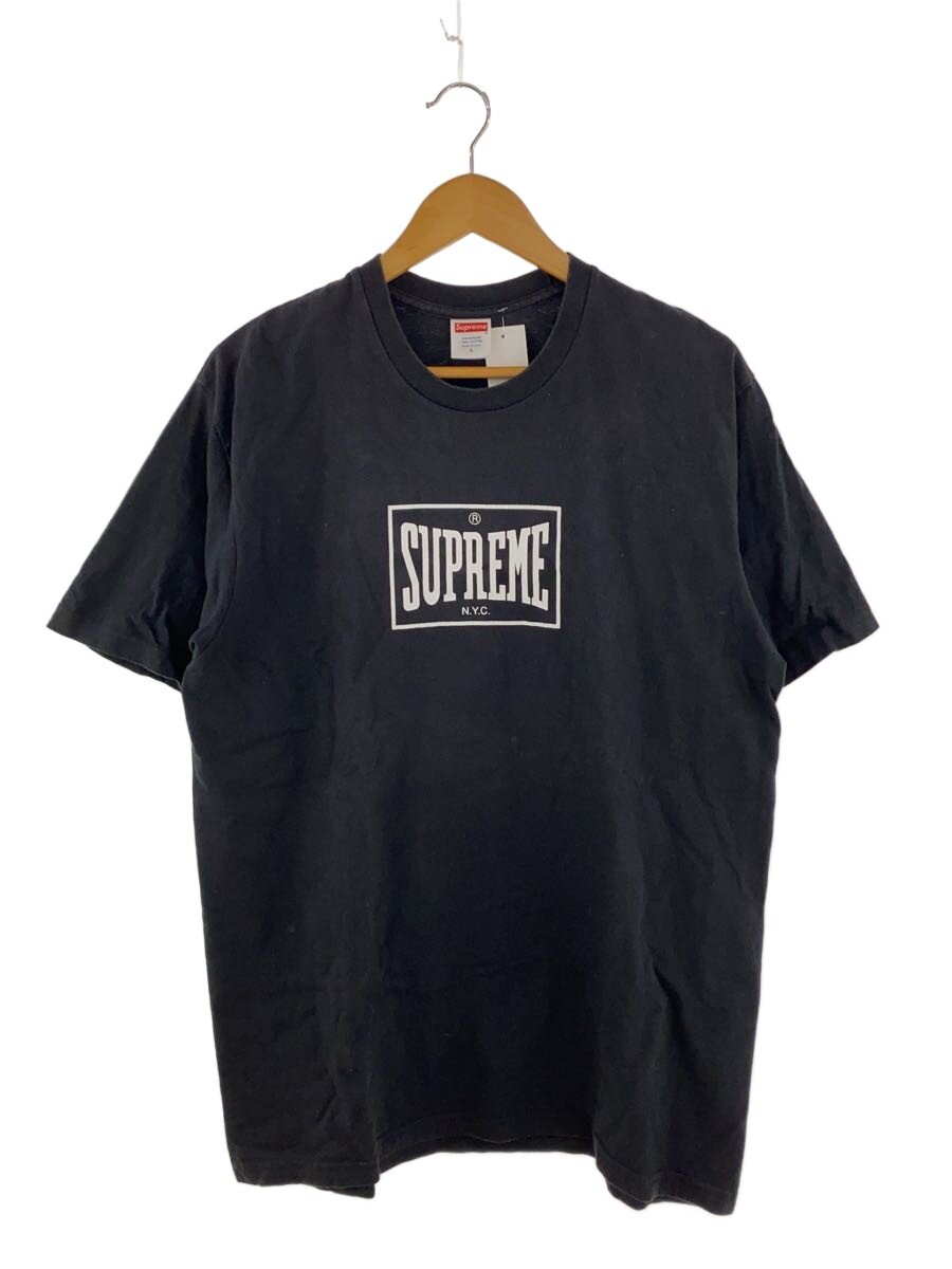 【中古】Supreme◆23AW/Warm Up TeeTプルオーバー/L/綿織物/BLK/無地//【メンズウェア】