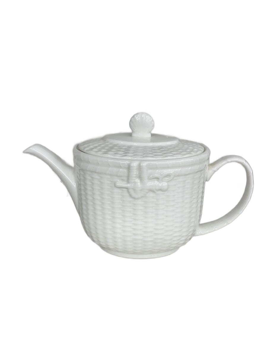 【中古】WEDGWOOD◆洋食器余分の物/WHT/ティーポット//【勝手もと装置】