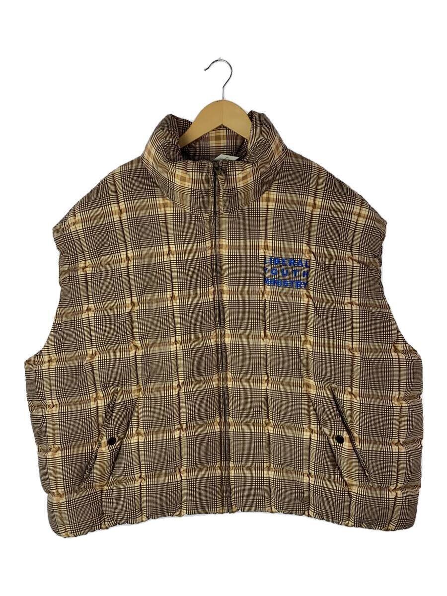 【中古】LIBERAL YOUTH MINISTRY◆ダウンベスト/M/ポリエステル/チェック/LYM02【メンズウェア】｜2ｎｄ STREET 店