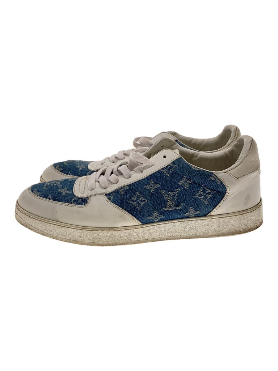 【中古】LOUIS VUITTON◆ローカットスニーカー/US9/WHT/ジーンズ【シューズ】