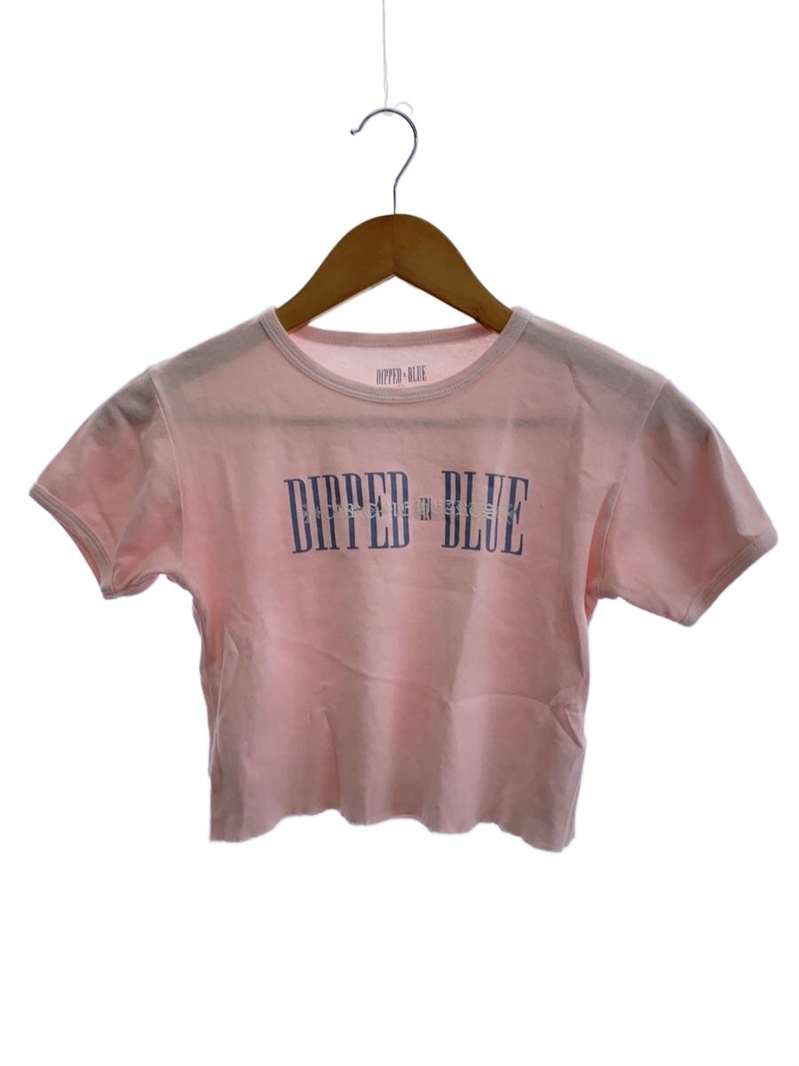 【中古】CHROME HEARTS◆×DIPPED IN BLUE/ティーシャツ/M/綿織物/PNK/刷り上げる//【レディース御召しもの】