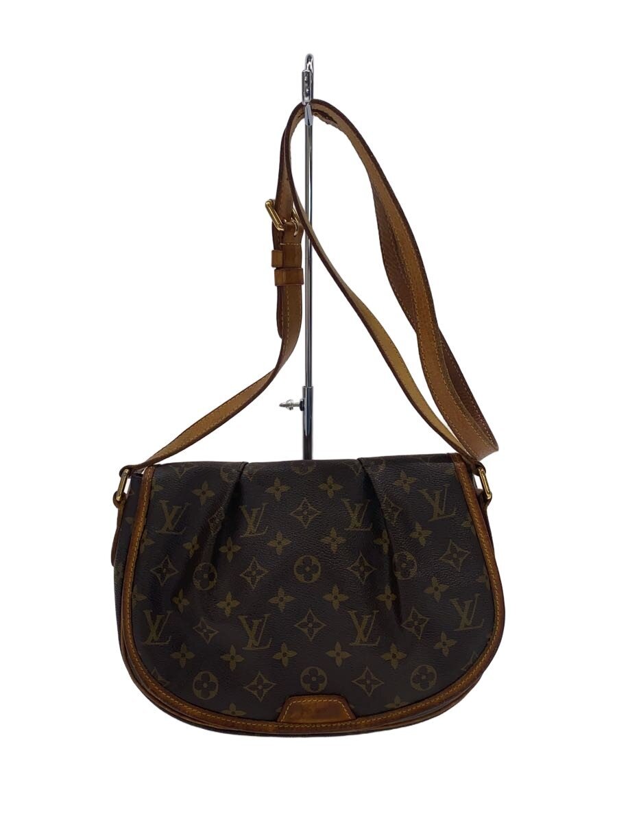 【中古】LOUIS VUITTON◆メニルモンタンPM_モノグラム・キャンバス/PVC/BRW【バッグ】|2nd STREET 店