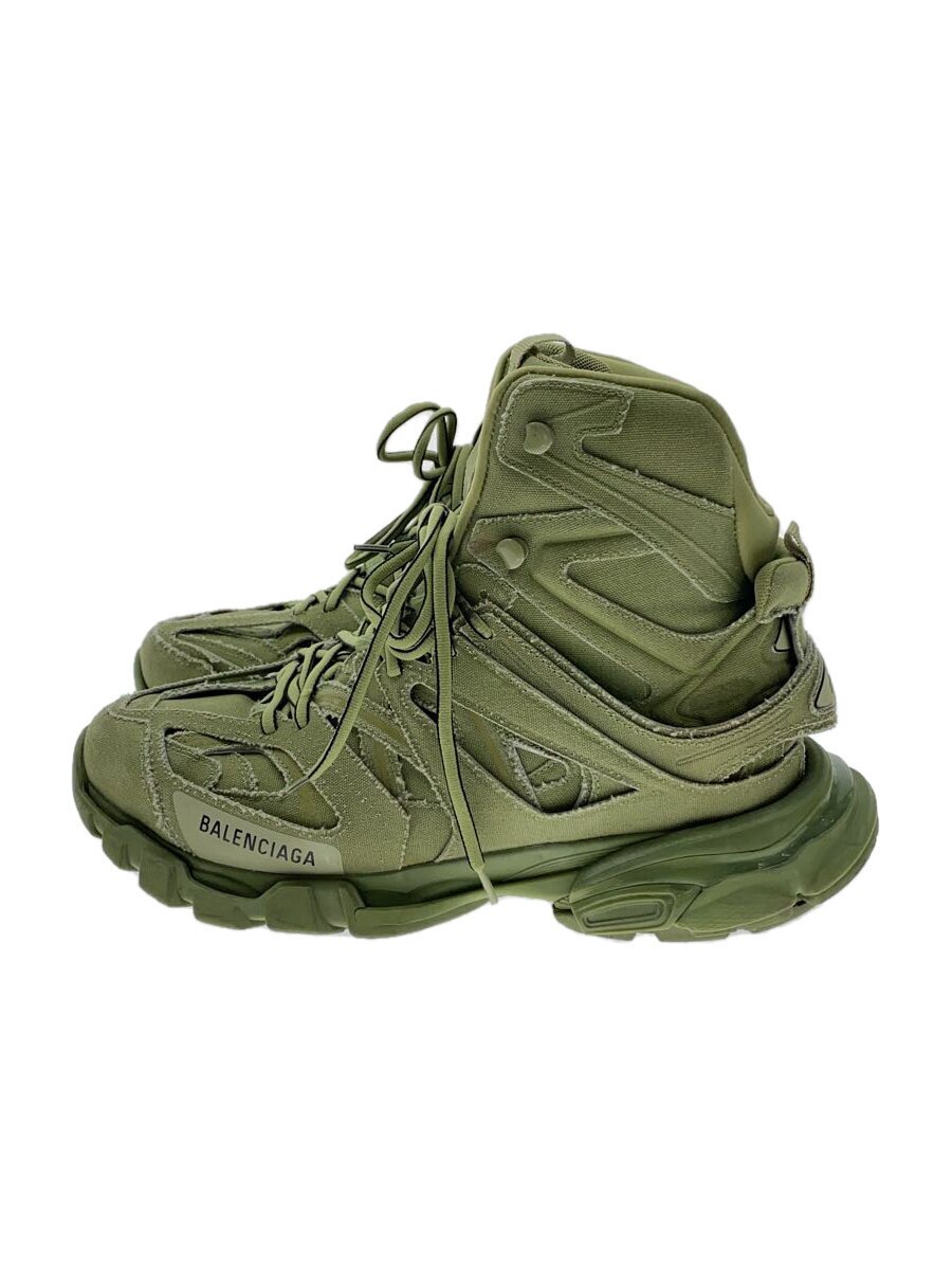 【中古】BALENCIAGA◆ハイカットスニーカー/28.5珊/GRN/綿織物/654867【シューズ】