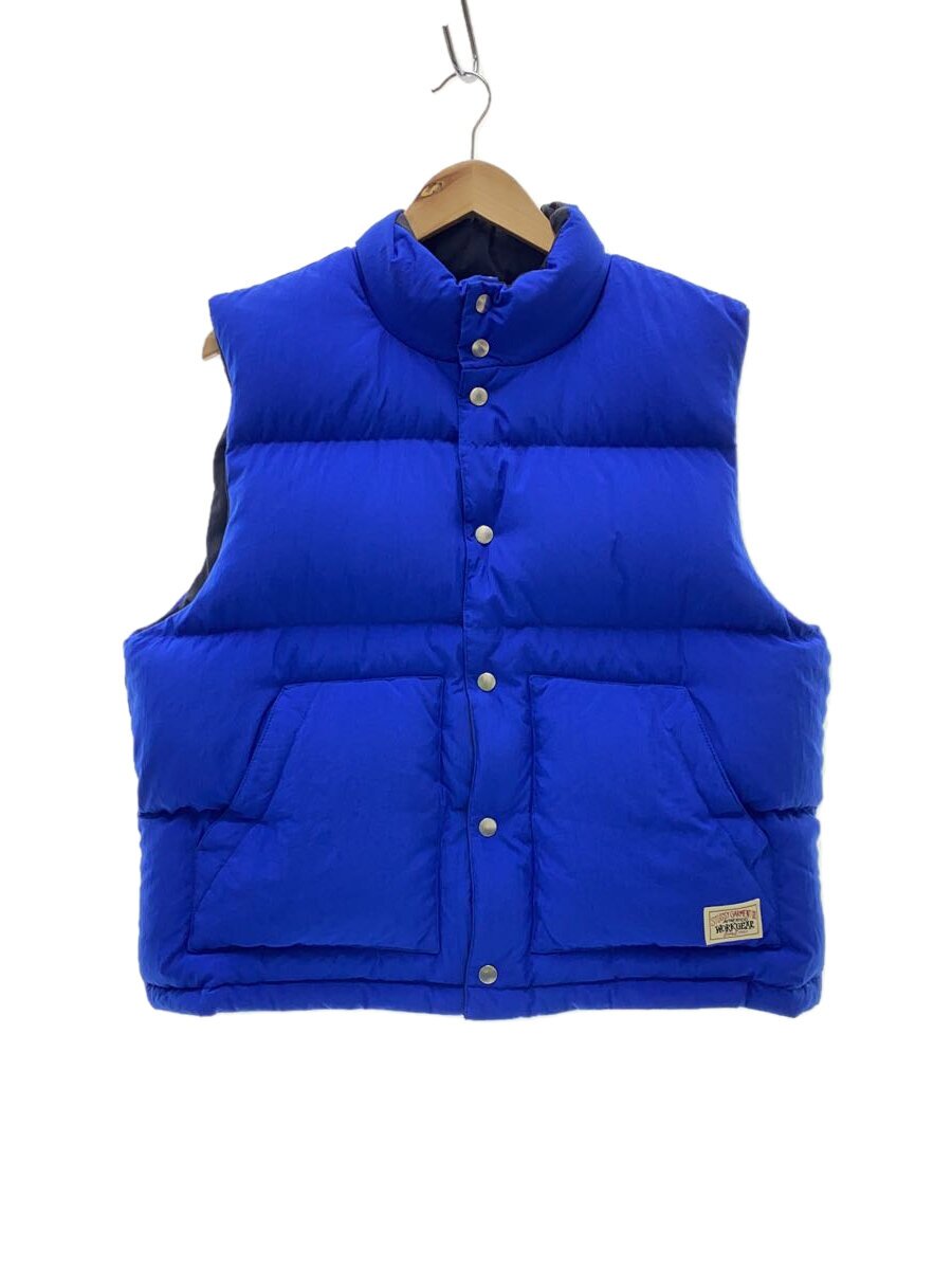 【中古】STUSSY◆落ち込む限りない/S/ナイロン/BLU/6818900/リヴァーシブル【メンズウェア】