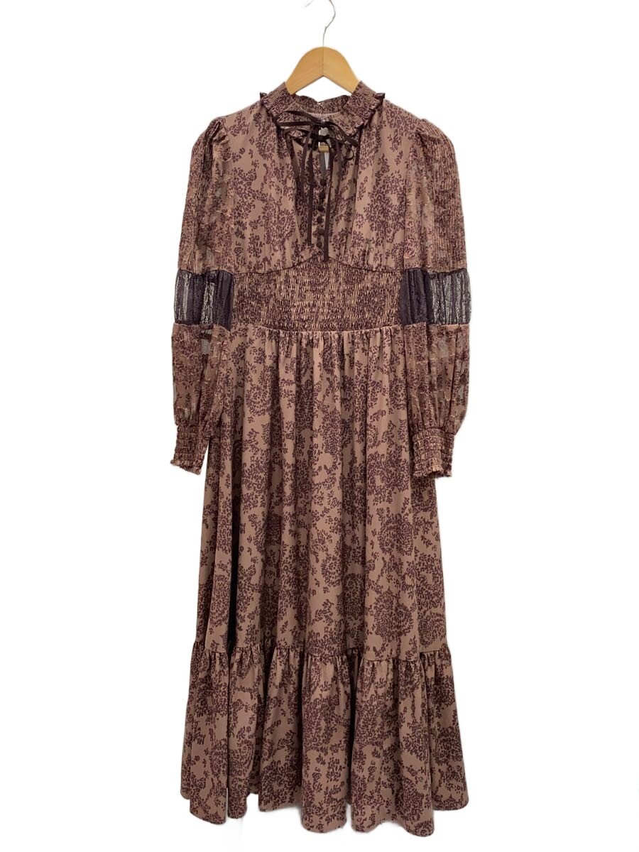 【中古】Her lip to◆長袖衣装/S/Winter Floral Long-sleeve Dress/1204305020【レディース御召しもの】