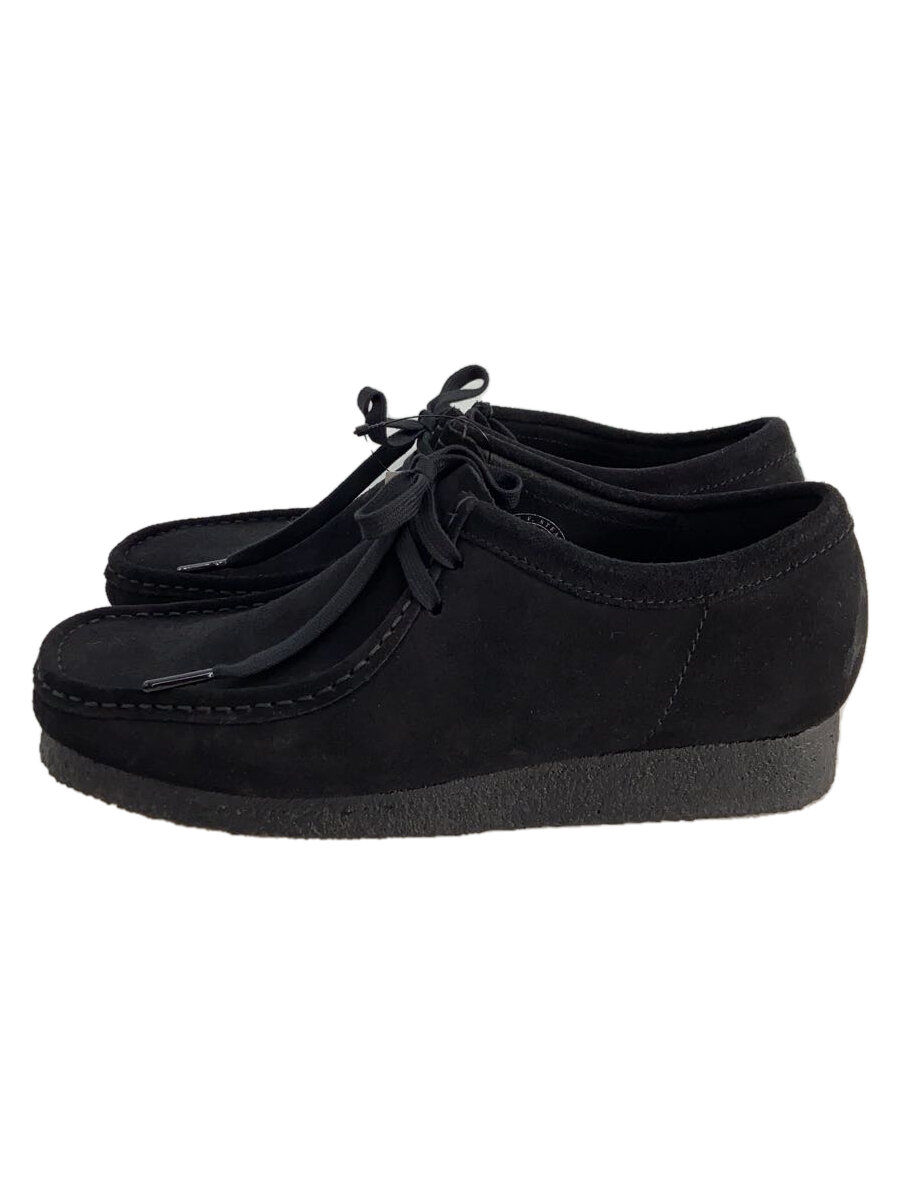 【中古】Clarks◆シューズ/27糎/BLK/スウェード/26155519709//【シューズ】