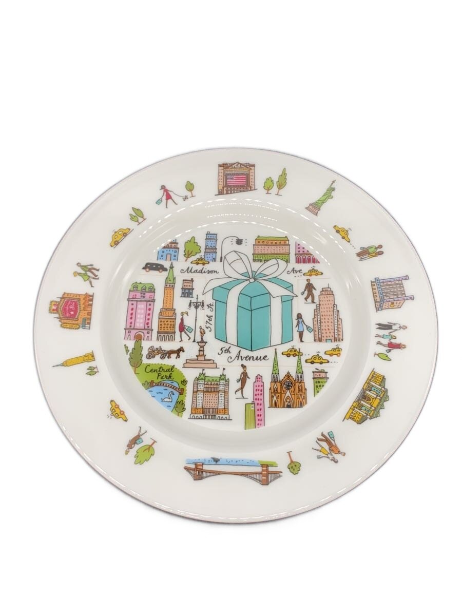 【中古】TIFFANY&Co.◆5thアベニュー/プレート【キッチン用品】