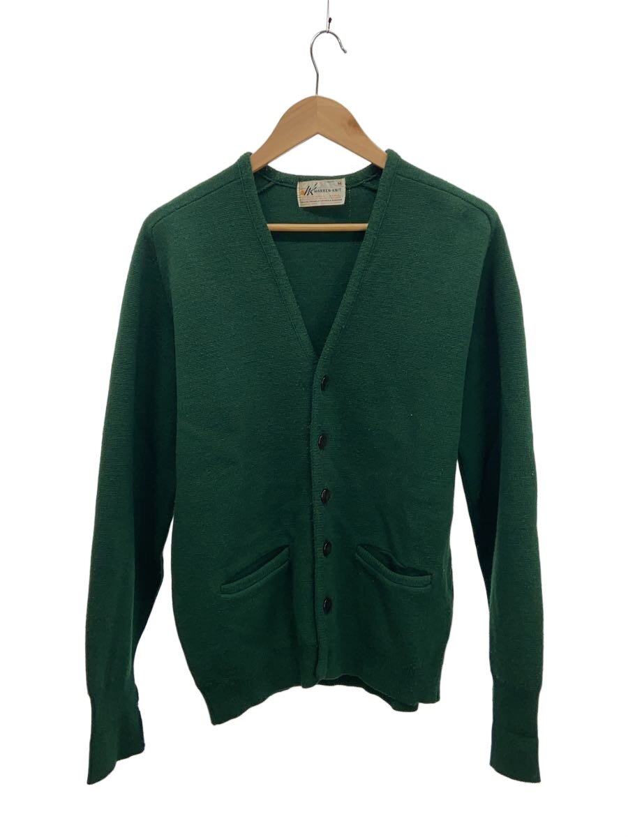 【中古】70S/WARREN-KNIT/ジレー(朦々たる)/M/アクリル樹脂/GRN【メンズウェア】