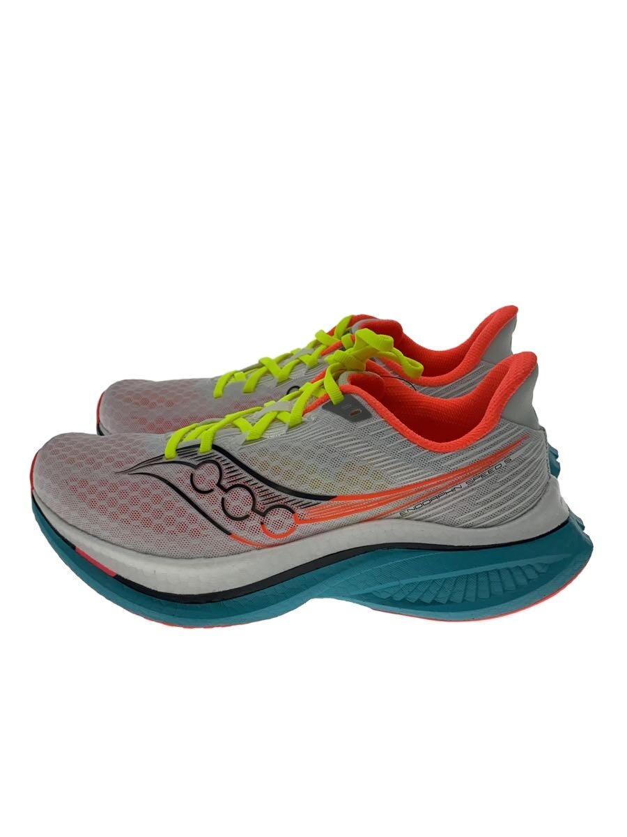 【中古】SAUCONY◆エンドルフィンスピード5/ローカットスニーカー/26.5cm/WHT/S21007-97//【シューズ】｜2ｎｄ STREET 店
