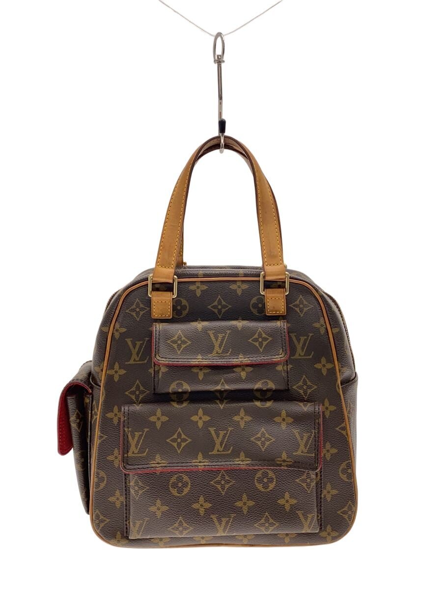 【中古】LOUIS VUITTON◆エクサントリ・シテ_モノグラム・帆布/PVC/BRW//【御徒面子】