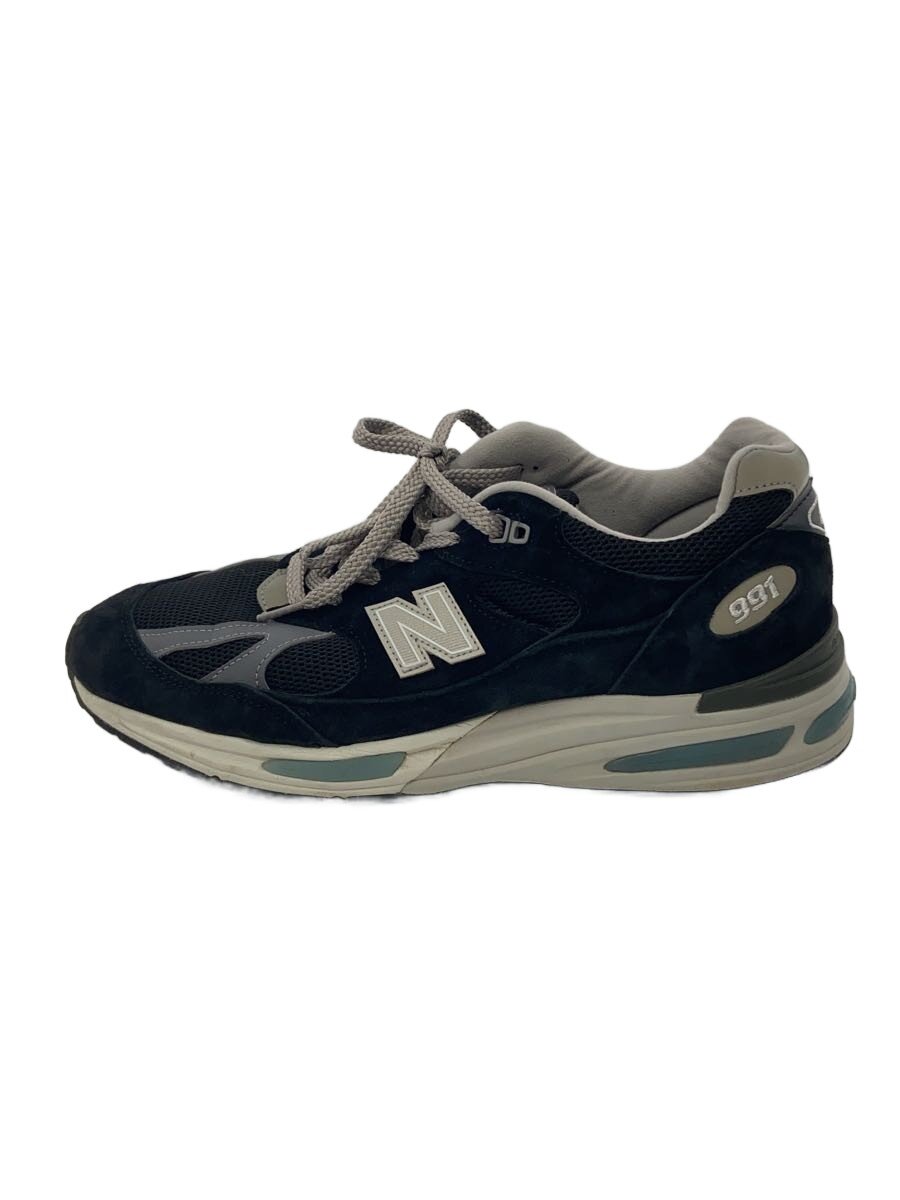 【中古】NEW BALANCE◆U991/黒いこと/US9.5/BLK/スウェード【シューズ】