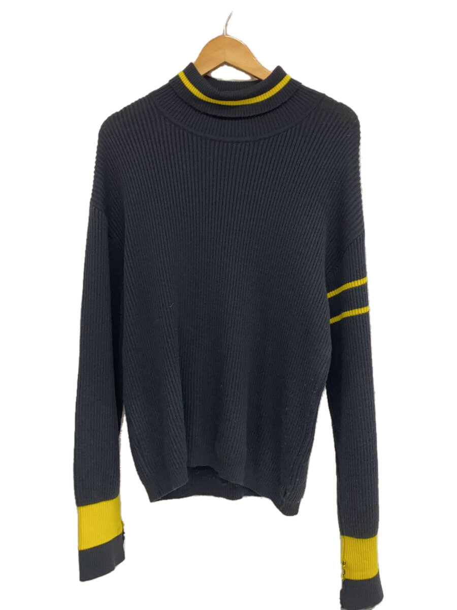 【中古】ISSEY MIYAKE MEN◆ニット・セーター(厚手)/M/ウール/BLK/無地//【メンズウェア】｜2ｎｄ STREET 店