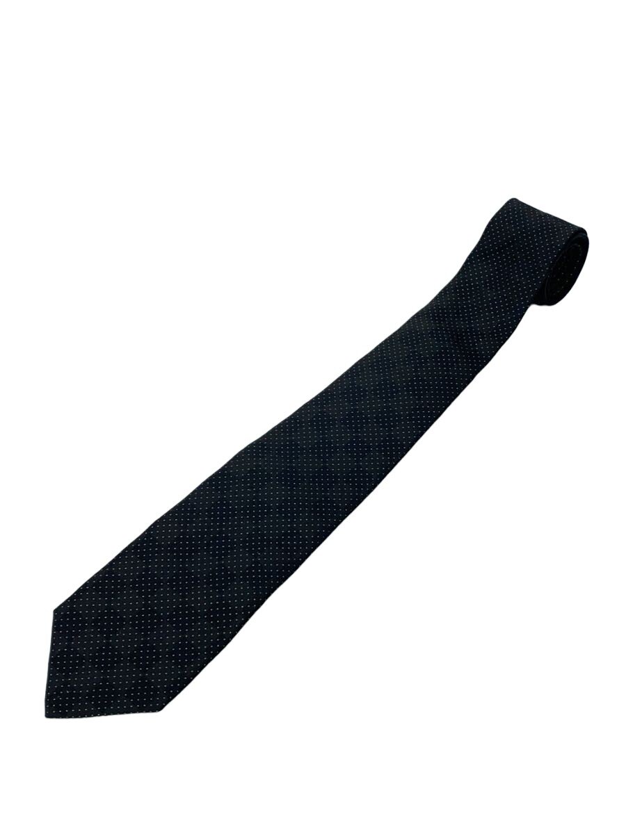 【中古】LOUIS VUITTON◆クラヴァット・ダミエオール_ダミエ・エベヌ_BLK/絹地/BLK/メンズ【服飾雑貨他】