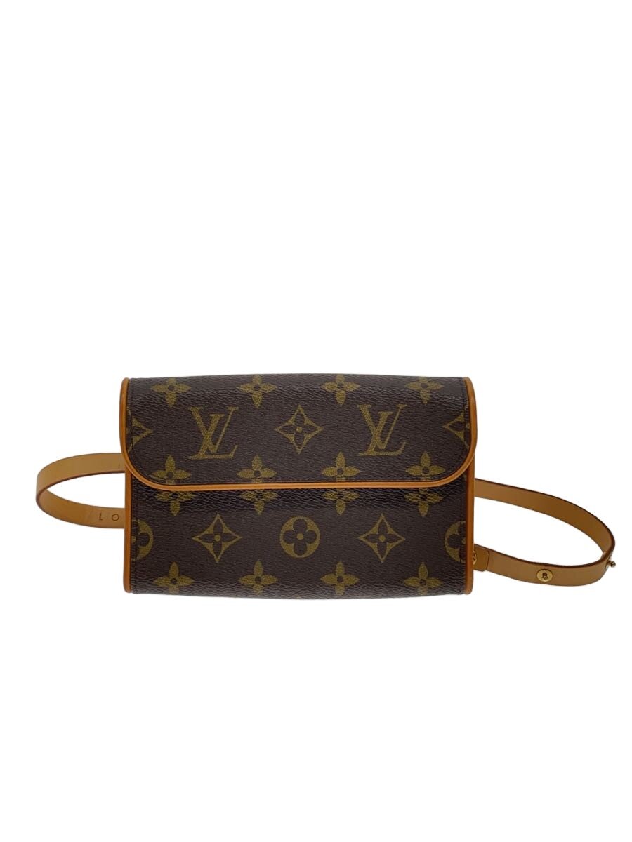 【中古】LOUIS VUITTON◆ポシェット・フロランティーヌ_モノグラム・帆布/PVC/BRW【御徒面子】