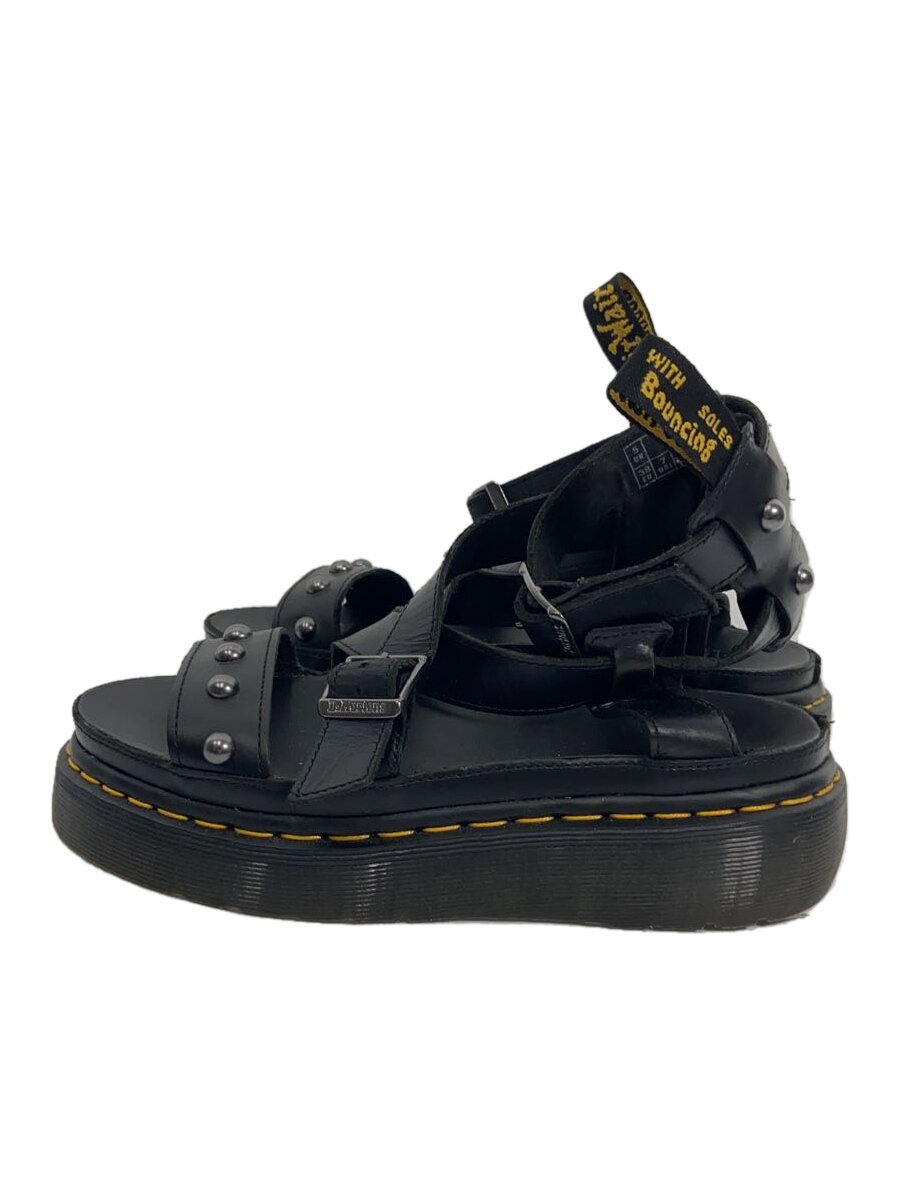 【中古】Dr.Martens◆イモジーン/サンダル/UK5/BLK/ストラップサンダル【シューズ】