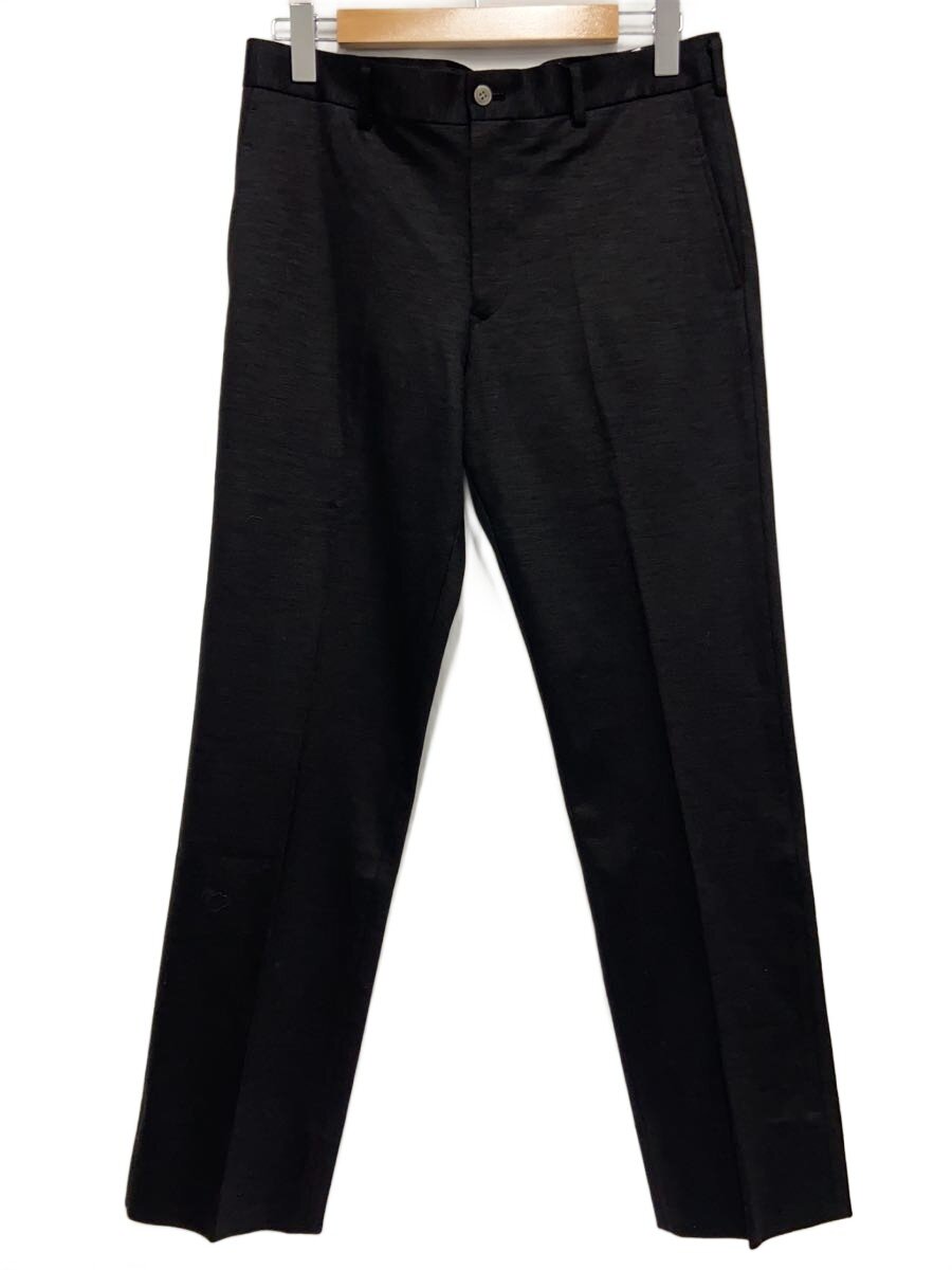 【中古】COMME des GARCONS HOMME◆下つ方/L/リネン/BLK/HI-P031【メンズウェア】