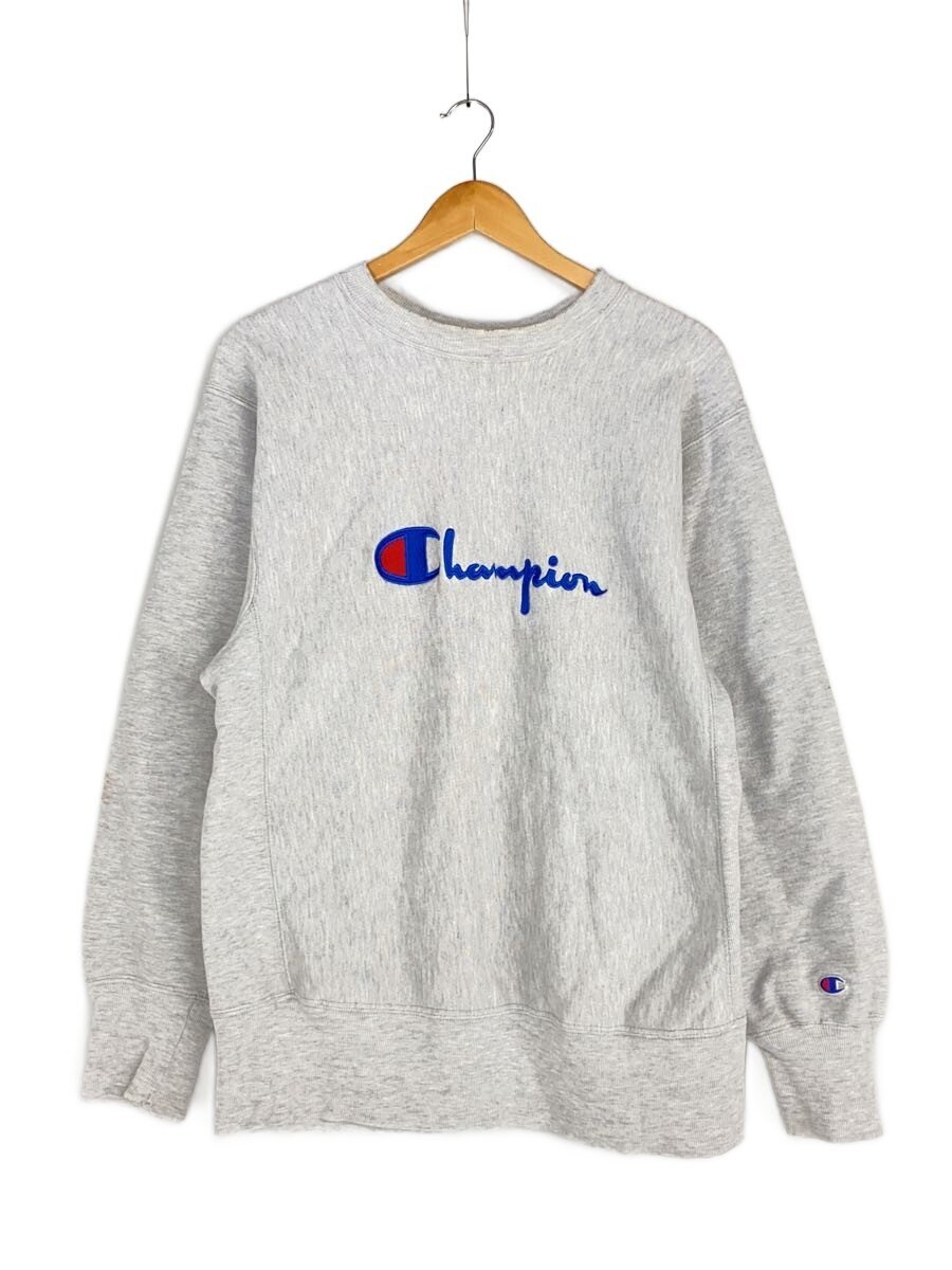 【中古】Champion◆汗水/L/綿織物/G薄墨色/90s【メンズウェア】