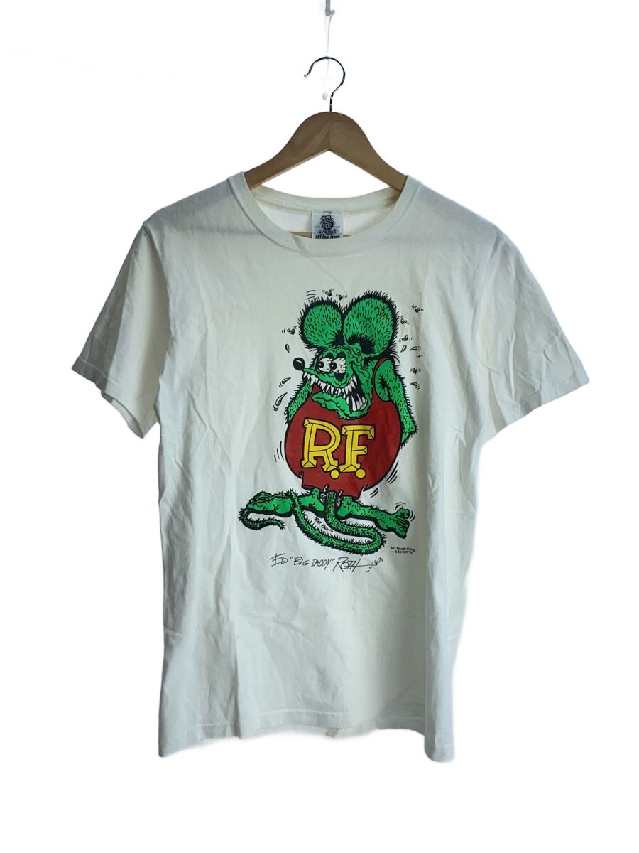 【中古】RAT FINK/90s/プルオーバー/S/綿織物/WHT/刷り上げる【メンズウェア】