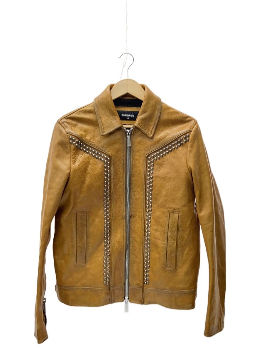 【中古】DSQUARED2◆レザージャケット・ブルゾン/46/レザー/CML/S74AM1188【メンズウェア】|2nd STREET 店