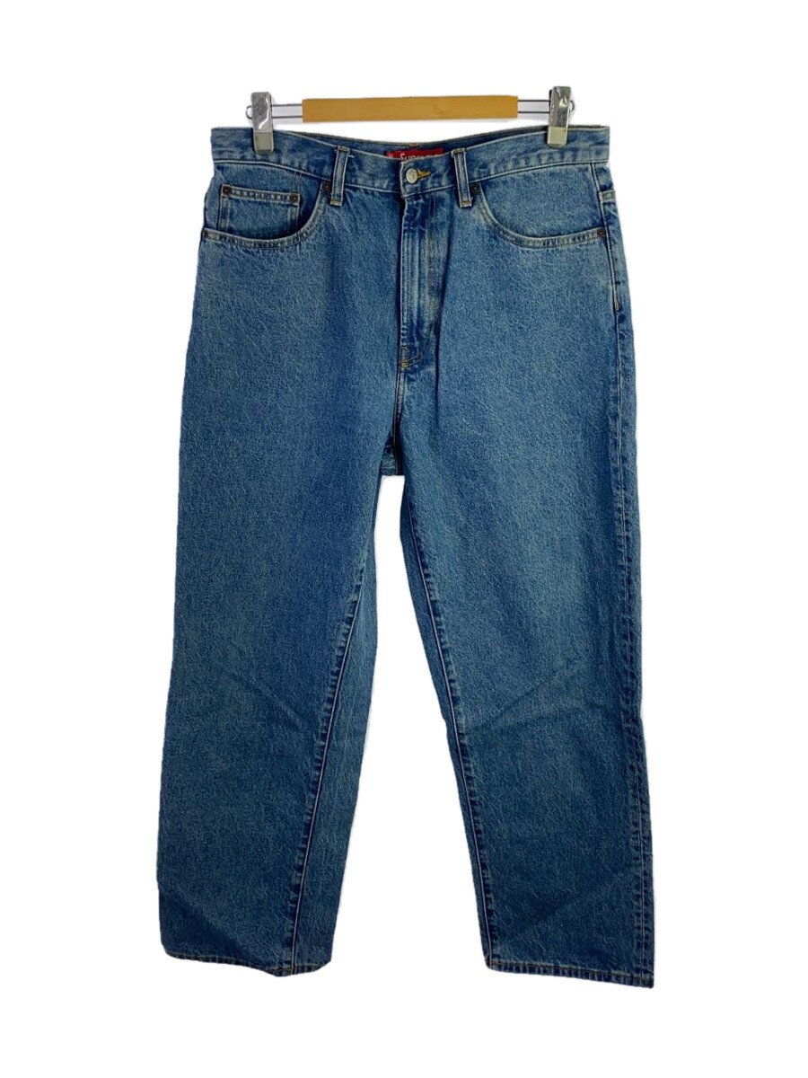 【中古】Supreme◆引っ切り無いズボン下/32/綿織物/IDG/無地/baggy jean【メンズウェア】