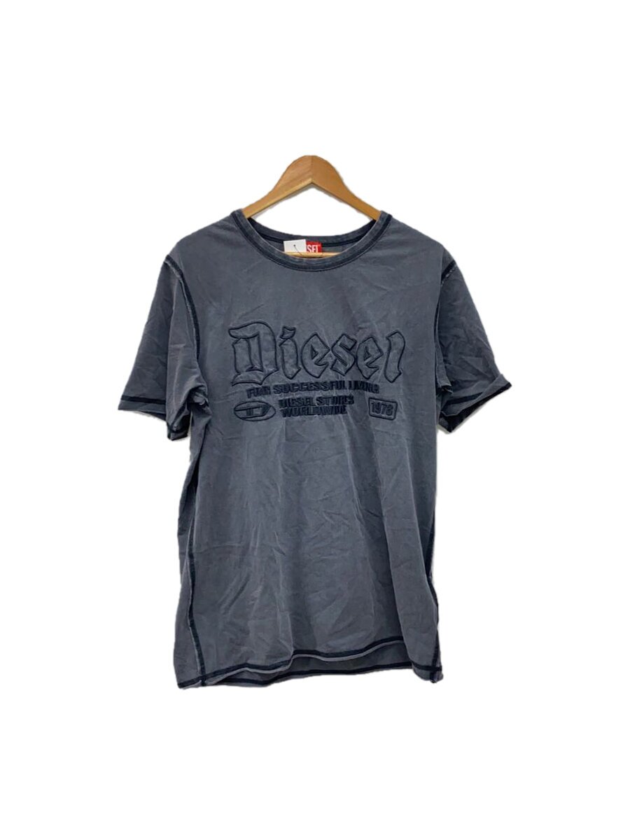 【中古】DIESEL◆プルオーバー/L/綿織物/GRY【メンズウェア】