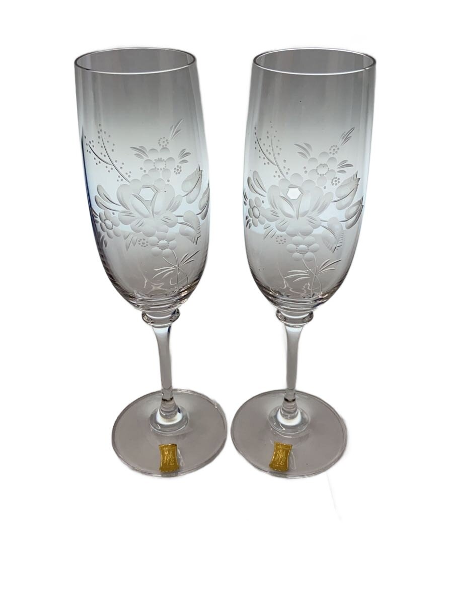 【中古】Meissen Crystal/シャンパンフルート/シャンパングラス/ペアグラス/2点セット/CLR【キッチン用品】|2nd STREET 店