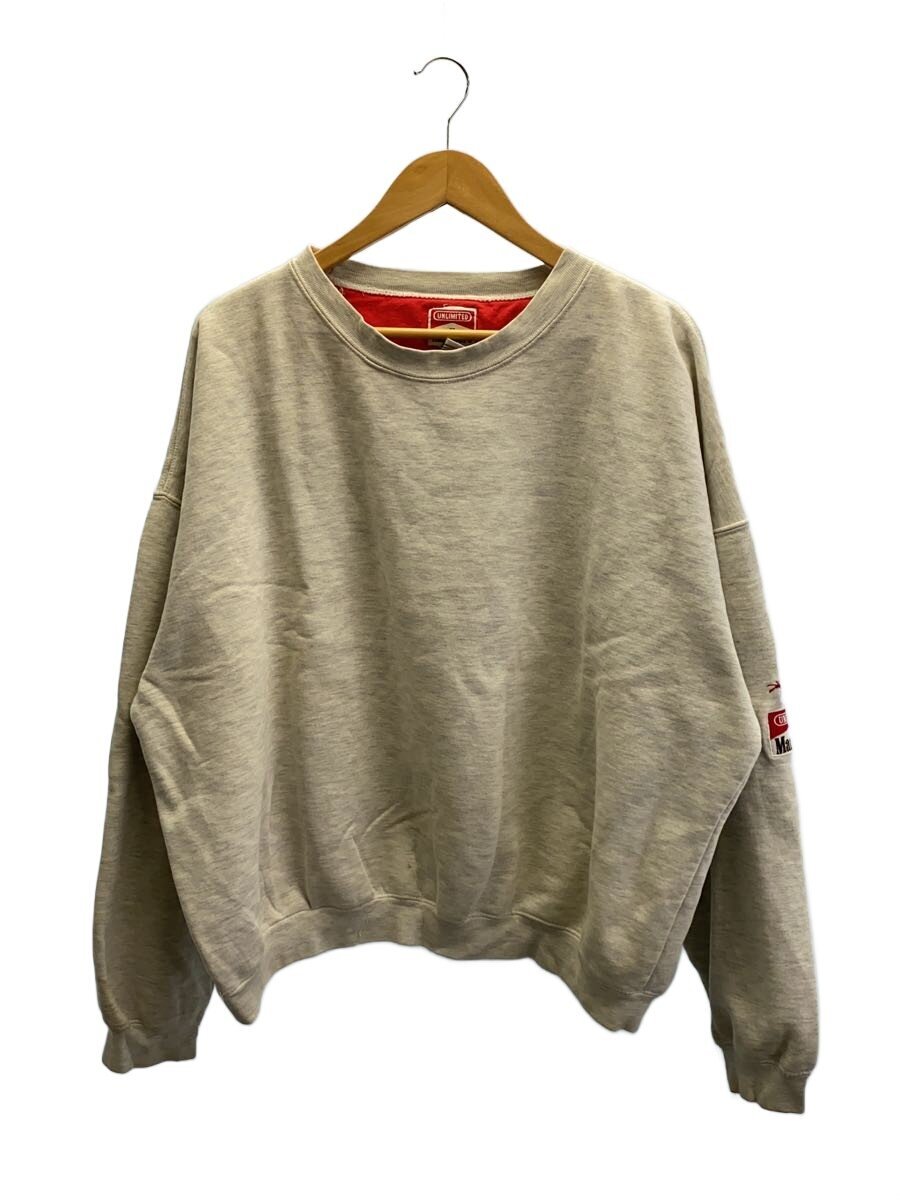 【中古】Marlboro◆流汗/XXL/綿織物/GRY/90s/蜥蜴刺しゅう/【メンズウェア】