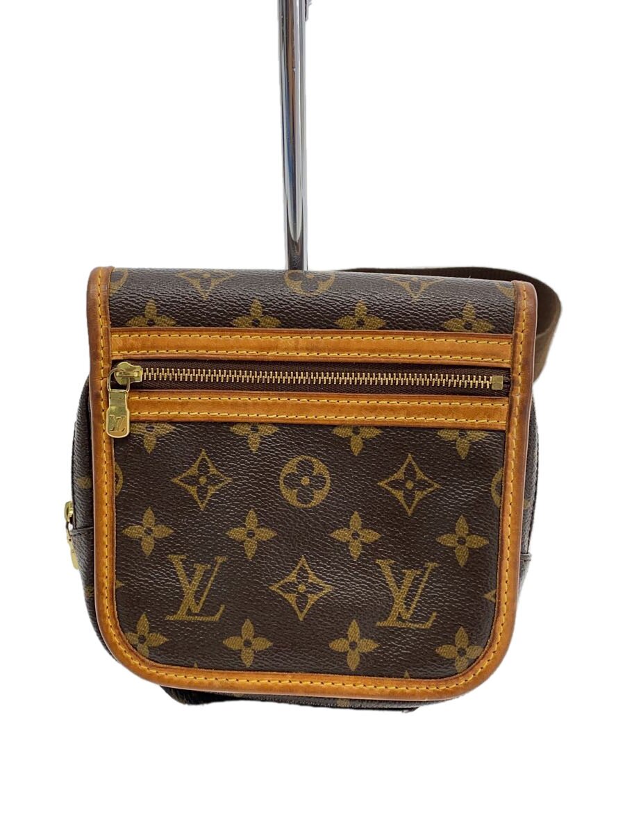 【中古】LOUIS VUITTON◆バムバッグ・ボスフォール_モノグラム・帆布/PVC/BRW【御徒面子】