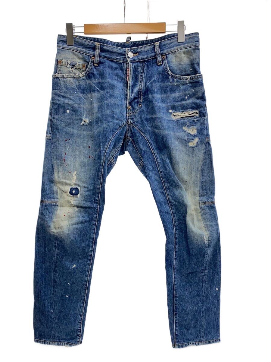 【中古】DSQUARED2◆下つ方/46/綿織物/NVY/S74天使の都市0496【メンズウェア】