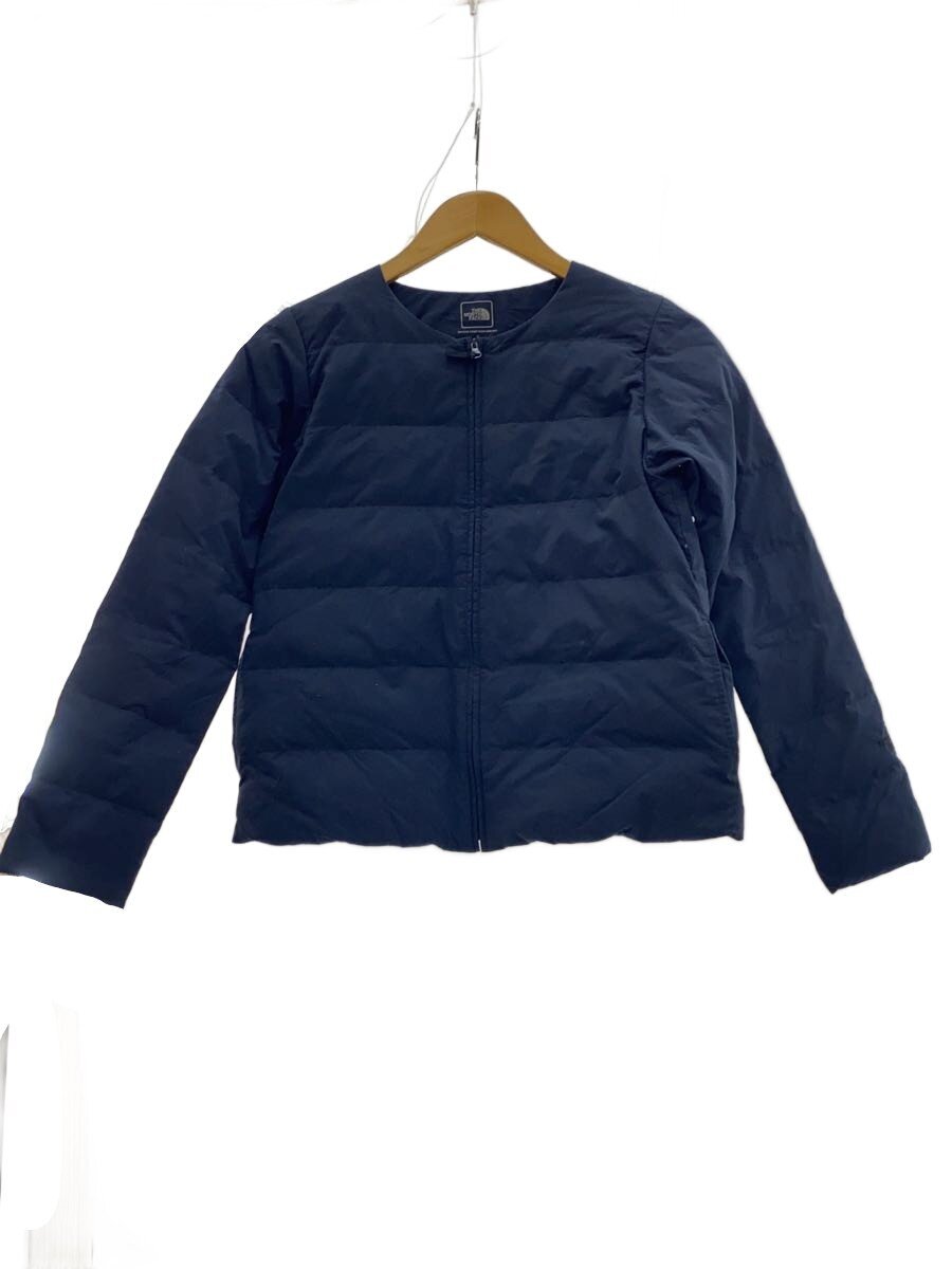 【中古】THE NORTH FACE◆BOADWALK CARDIGAN_ボードウォークカーディガン/S/ナイロン/NVY【レディース御召しもの】