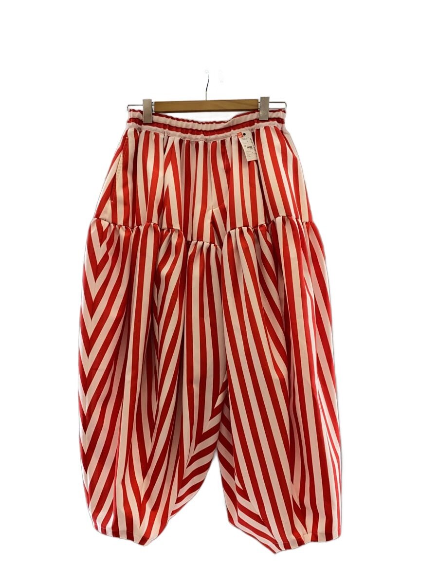 【中古】COMME des GARCONS HOMME PLUS◆23SS/AD2022/ピエロズボン下/下つ方/XS/ポリエステル/赤いこと/縞模様/PK-P063【メンズウェア】