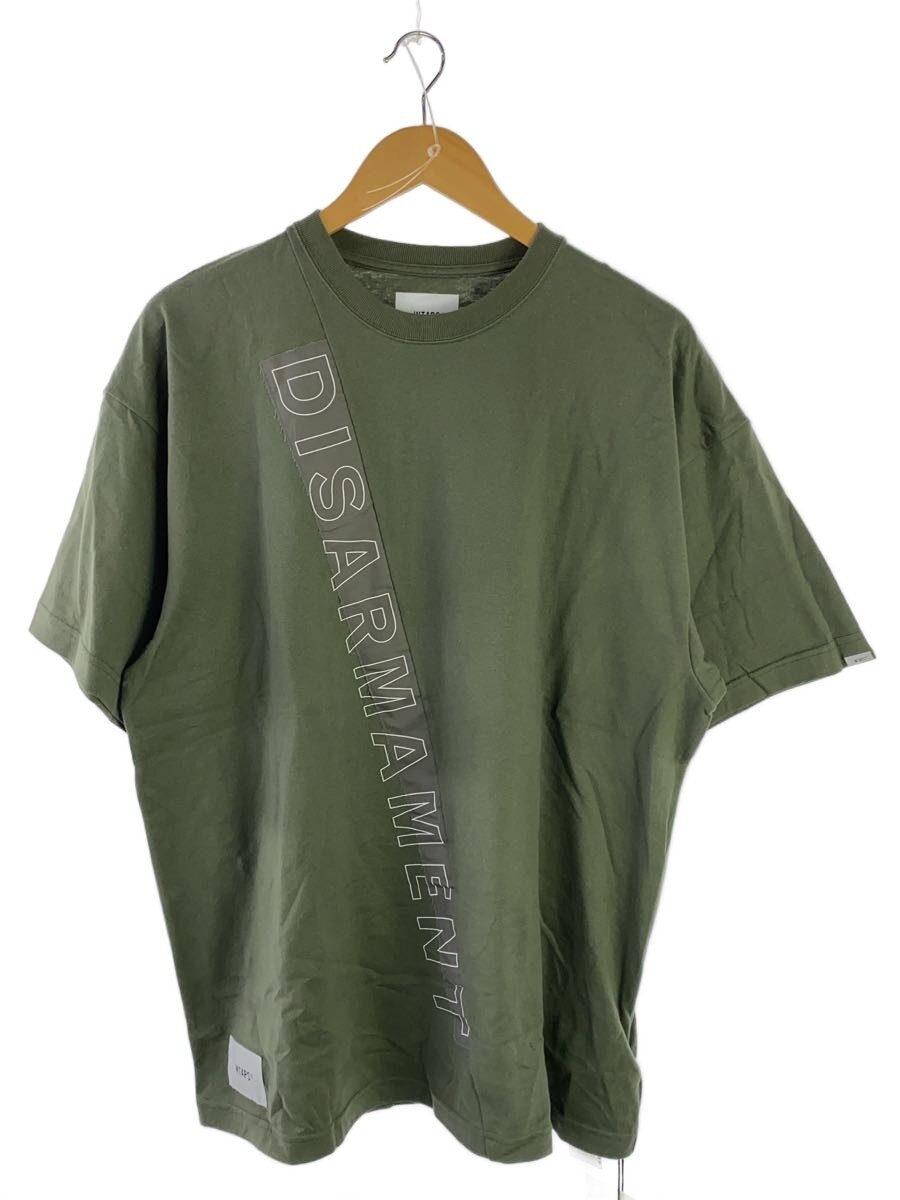 【中古】WTAPS◆ティーシャツ/3/綿織物/KHK/232ATDT-CSM01【メンズウェア】