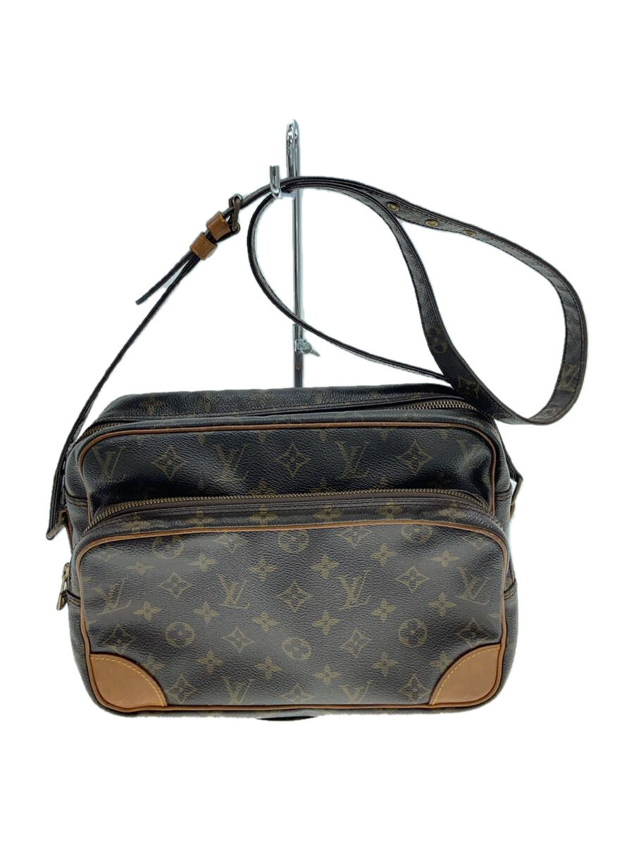 【中古】LOUIS VUITTON◆ナイル_モノグラム・帆布_BRW/PVC/BRW//【御徒面子】